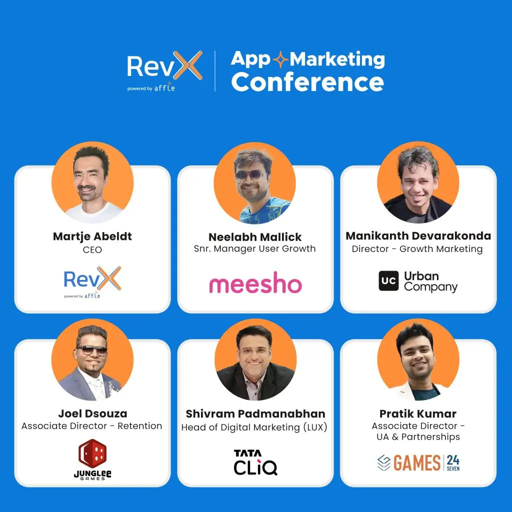 An overview of the panelists at the App Marketing Conference