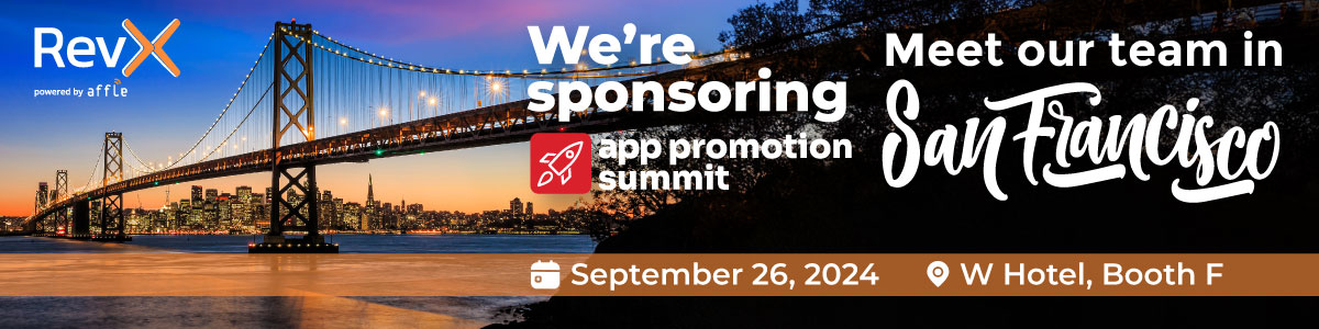 Meet us at App Promotion Summit San Francisco on September 26th